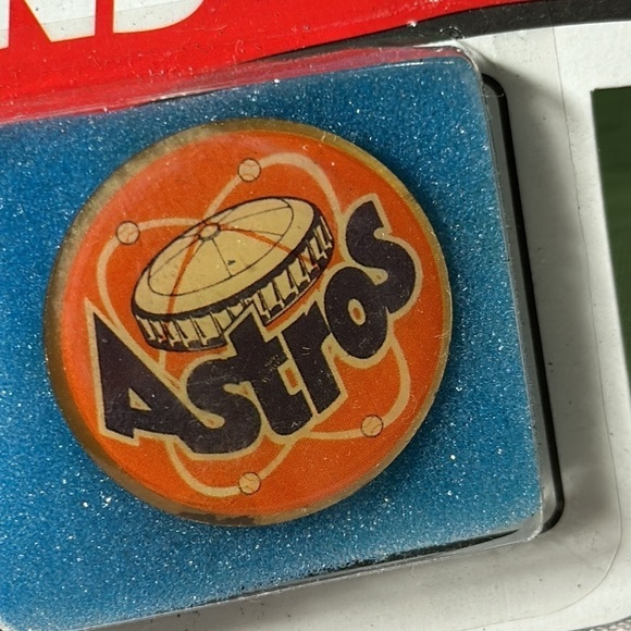 Houston Astros lapel pin Vintage 1990 MVP collector series team pins ACE Novelty - Picture 8 of 12